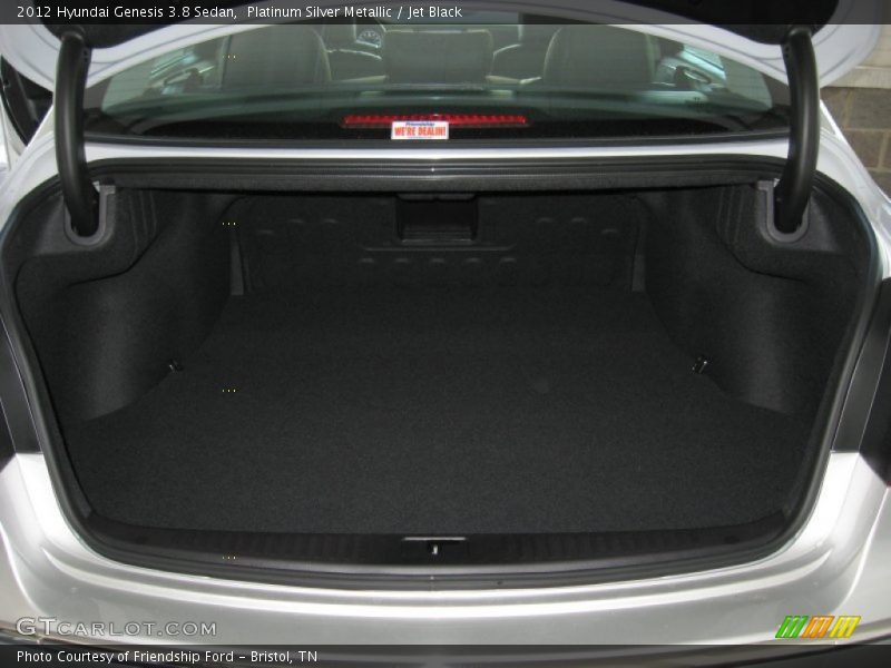 Platinum Silver Metallic / Jet Black 2012 Hyundai Genesis 3.8 Sedan