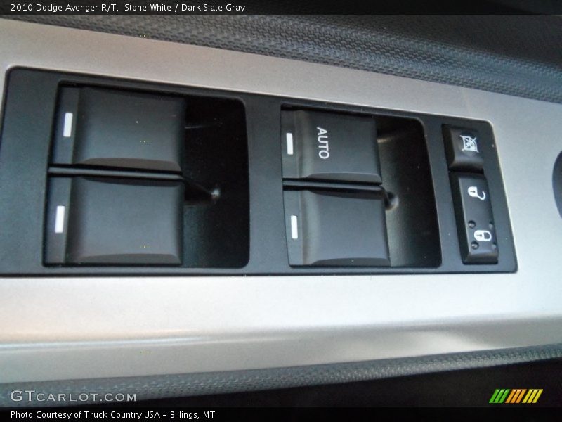 Stone White / Dark Slate Gray 2010 Dodge Avenger R/T