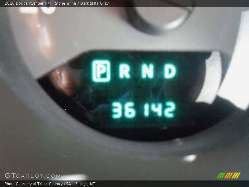 Stone White / Dark Slate Gray 2010 Dodge Avenger R/T