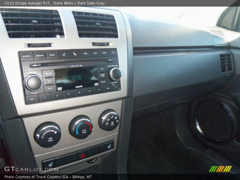 Stone White / Dark Slate Gray 2010 Dodge Avenger R/T