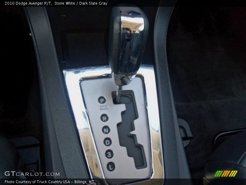 Stone White / Dark Slate Gray 2010 Dodge Avenger R/T