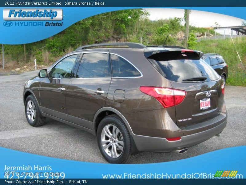 Sahara Bronze / Beige 2012 Hyundai Veracruz Limited