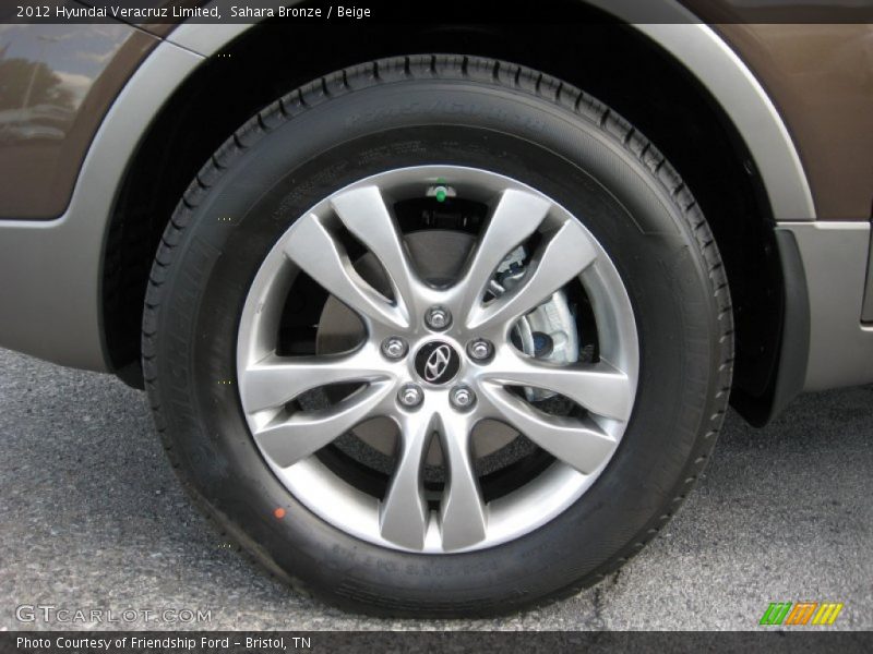 Sahara Bronze / Beige 2012 Hyundai Veracruz Limited