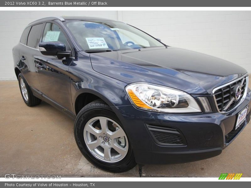 Barrents Blue Metallic / Off Black 2012 Volvo XC60 3.2