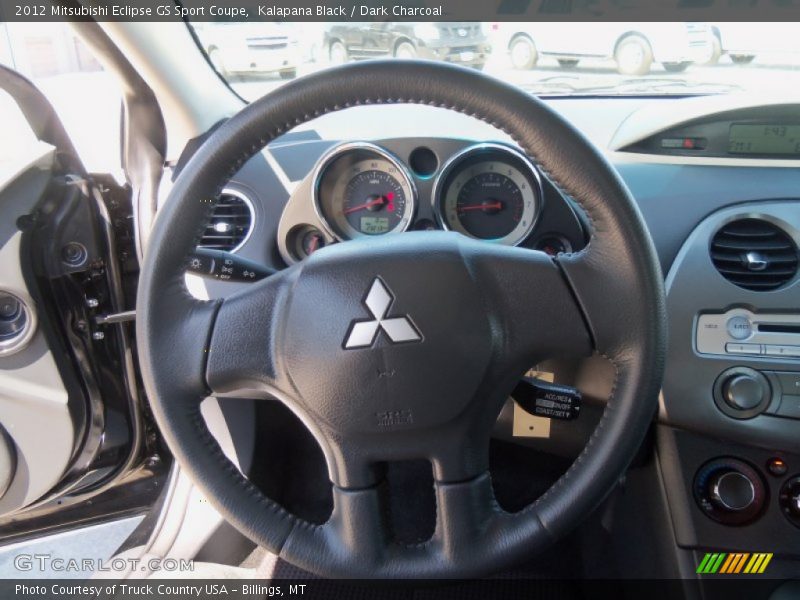 Kalapana Black / Dark Charcoal 2012 Mitsubishi Eclipse GS Sport Coupe