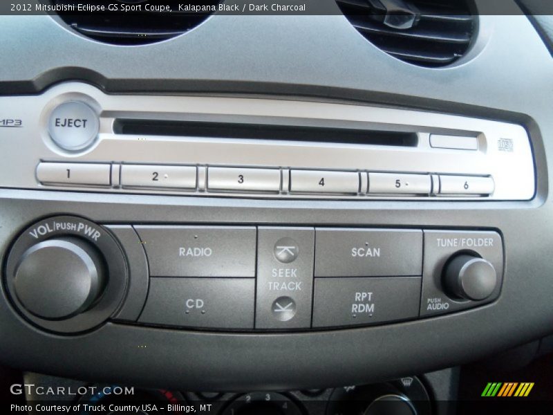 Kalapana Black / Dark Charcoal 2012 Mitsubishi Eclipse GS Sport Coupe