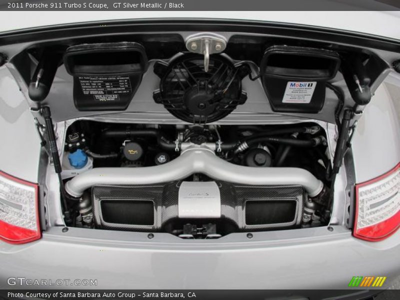  2011 911 Turbo S Coupe Engine - 3.8 Liter Twin-Turbocharged DOHC 24-Valve VarioCam Flat 6 Cylinder