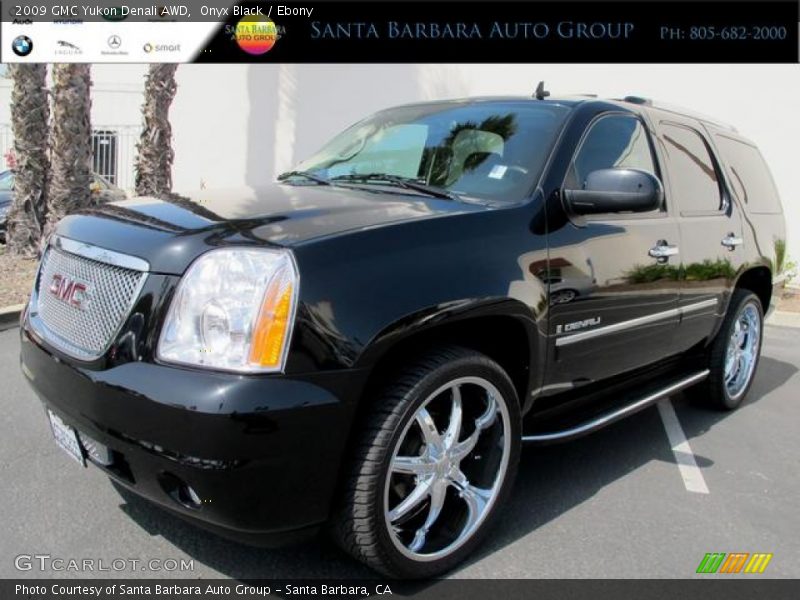 Onyx Black / Ebony 2009 GMC Yukon Denali AWD