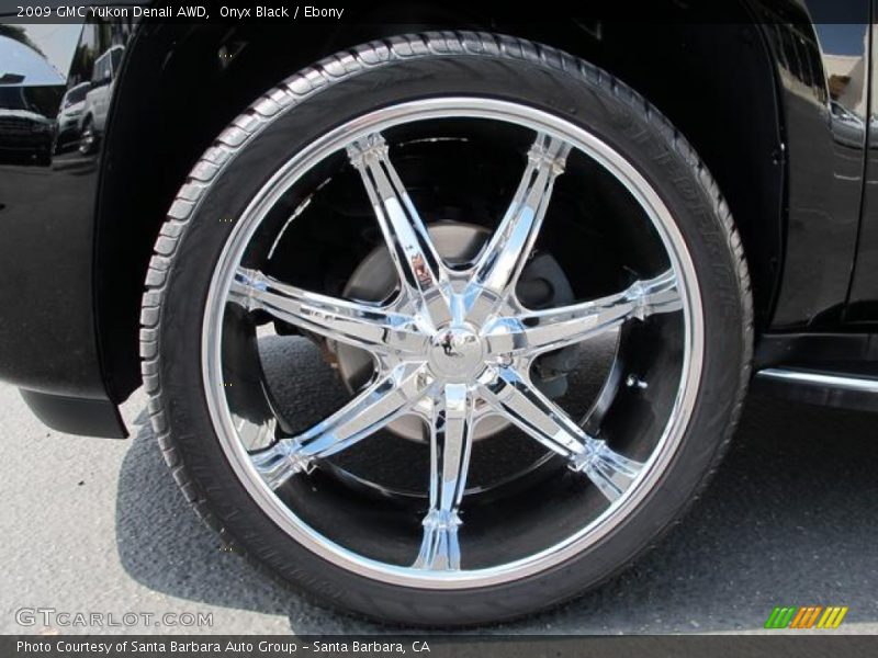 Onyx Black / Ebony 2009 GMC Yukon Denali AWD