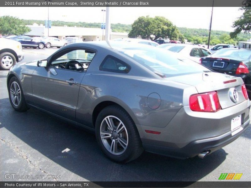 Sterling Gray Metallic / Charcoal Black 2011 Ford Mustang V6 Premium Coupe