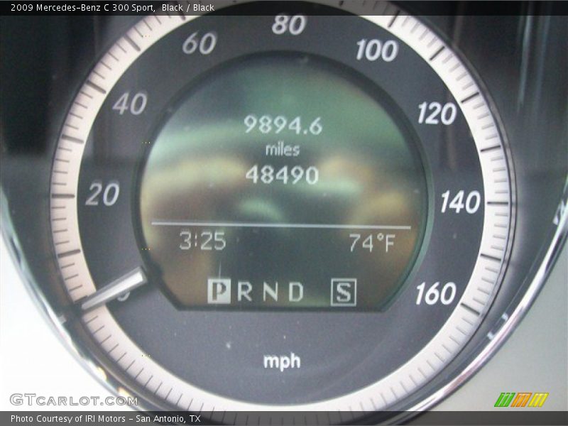 Black / Black 2009 Mercedes-Benz C 300 Sport