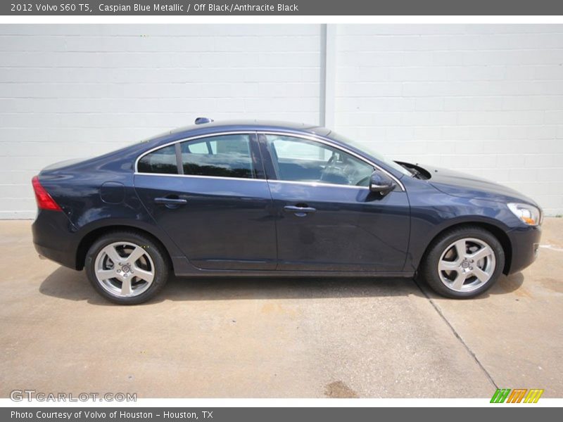 Caspian Blue Metallic / Off Black/Anthracite Black 2012 Volvo S60 T5