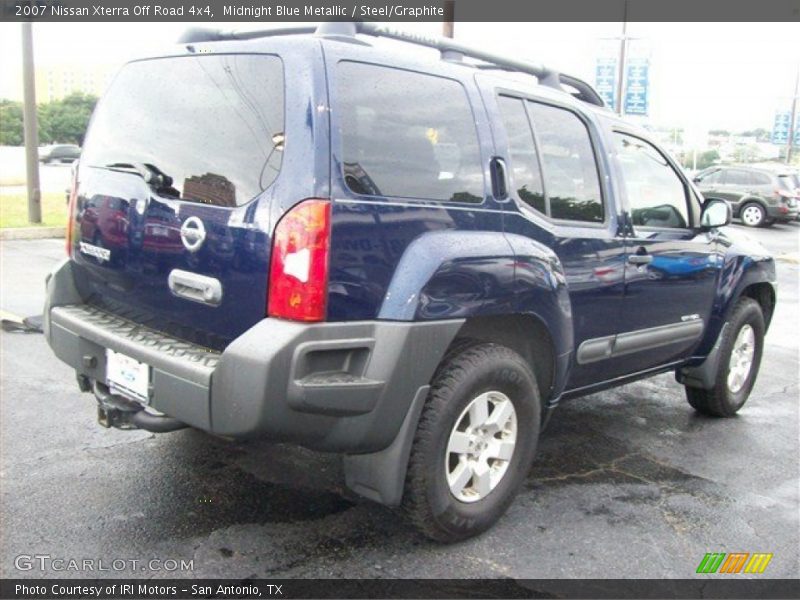 Midnight Blue Metallic / Steel/Graphite 2007 Nissan Xterra Off Road 4x4