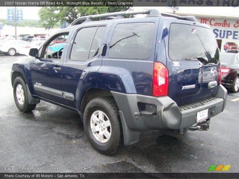 Midnight Blue Metallic / Steel/Graphite 2007 Nissan Xterra Off Road 4x4