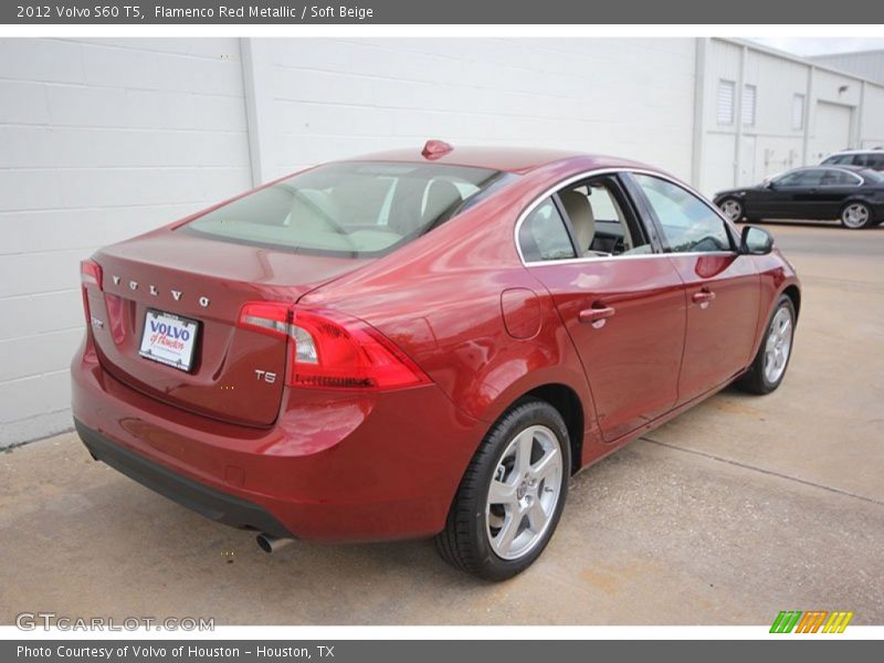 Flamenco Red Metallic / Soft Beige 2012 Volvo S60 T5