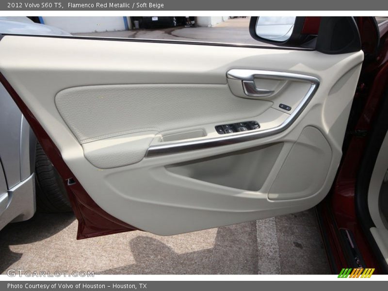 Flamenco Red Metallic / Soft Beige 2012 Volvo S60 T5
