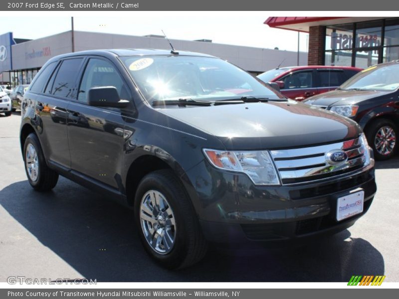 Carbon Metallic / Camel 2007 Ford Edge SE