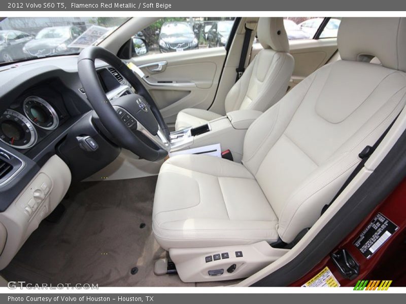Flamenco Red Metallic / Soft Beige 2012 Volvo S60 T5