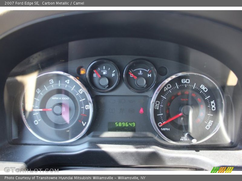 Carbon Metallic / Camel 2007 Ford Edge SE