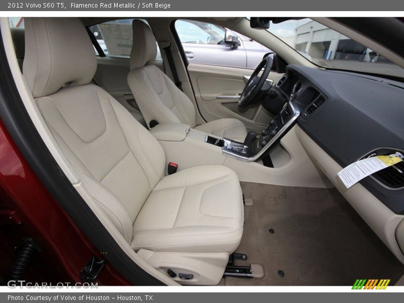 Flamenco Red Metallic / Soft Beige 2012 Volvo S60 T5