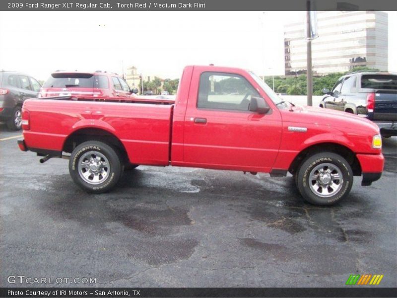 Torch Red / Medium Dark Flint 2009 Ford Ranger XLT Regular Cab