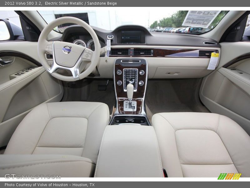 Electric Silver Metallic / Sandstone Beige 2012 Volvo S80 3.2