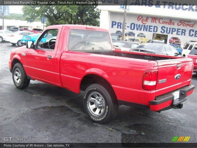 Torch Red / Medium Dark Flint 2009 Ford Ranger XLT Regular Cab