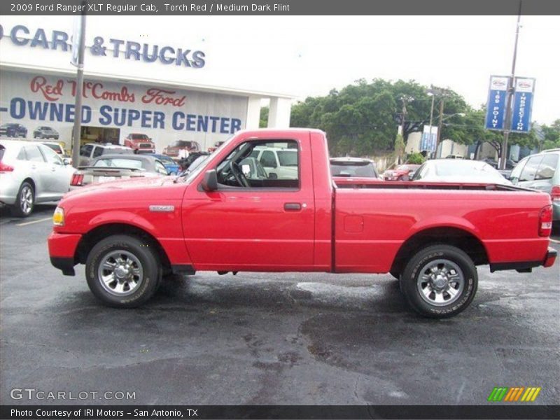 Torch Red / Medium Dark Flint 2009 Ford Ranger XLT Regular Cab