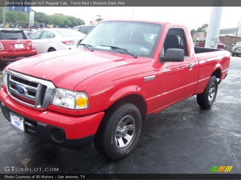 Torch Red / Medium Dark Flint 2009 Ford Ranger XLT Regular Cab