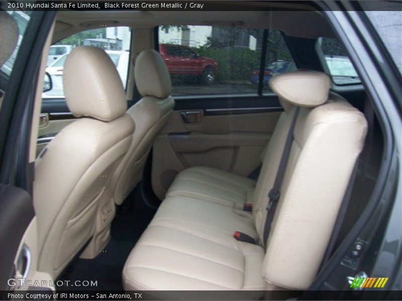 Black Forest Green Metallic / Gray 2010 Hyundai Santa Fe Limited