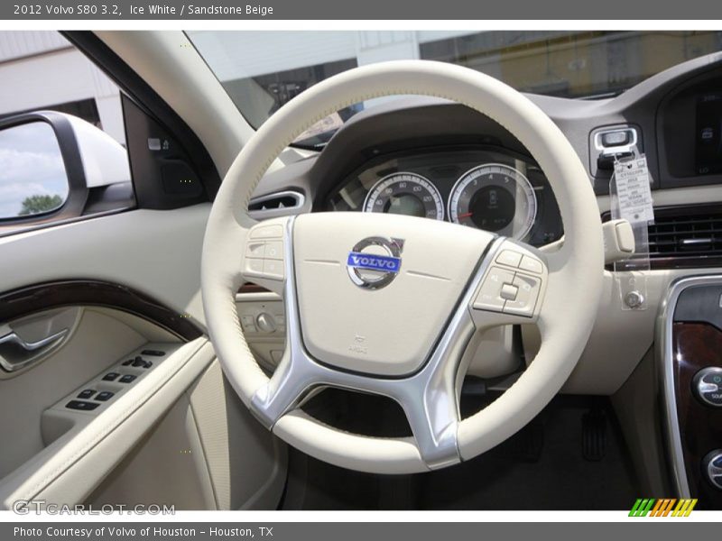 Ice White / Sandstone Beige 2012 Volvo S80 3.2