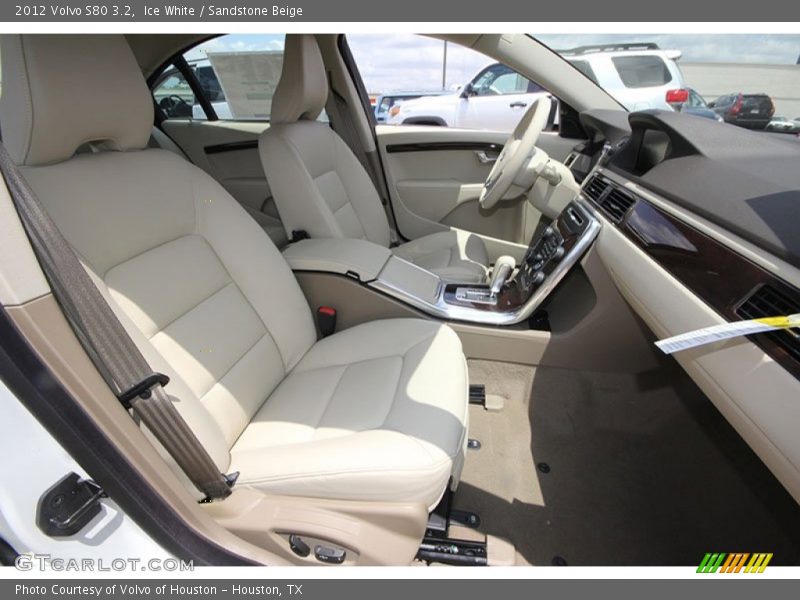 Ice White / Sandstone Beige 2012 Volvo S80 3.2