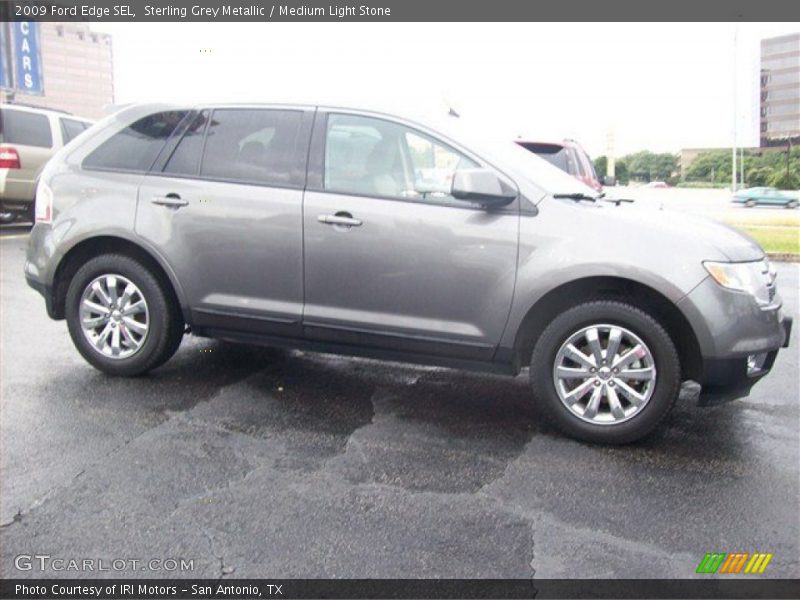 Sterling Grey Metallic / Medium Light Stone 2009 Ford Edge SEL