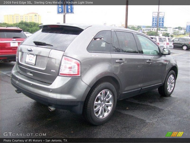 Sterling Grey Metallic / Medium Light Stone 2009 Ford Edge SEL