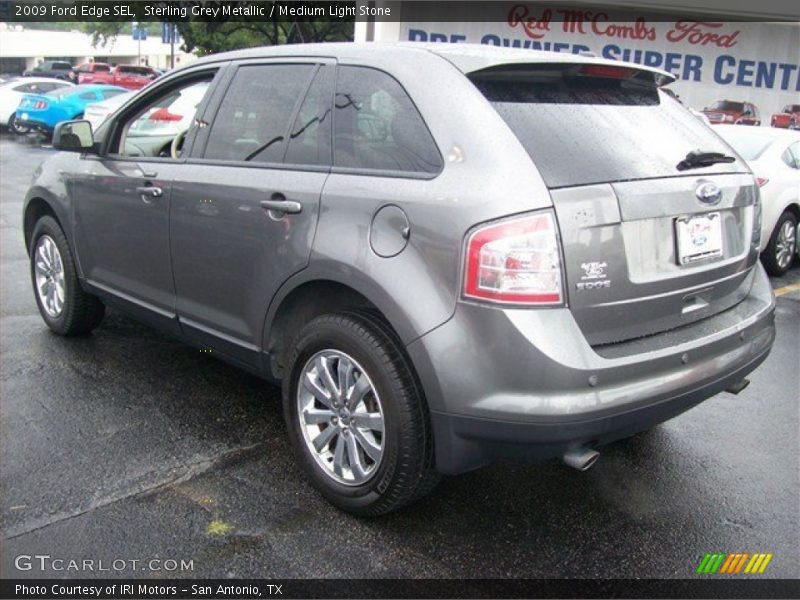 Sterling Grey Metallic / Medium Light Stone 2009 Ford Edge SEL