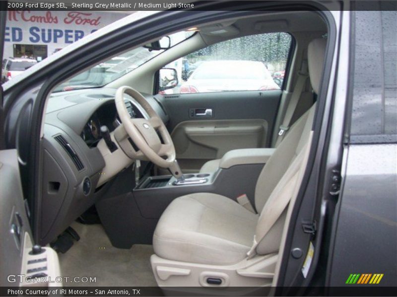 Sterling Grey Metallic / Medium Light Stone 2009 Ford Edge SEL
