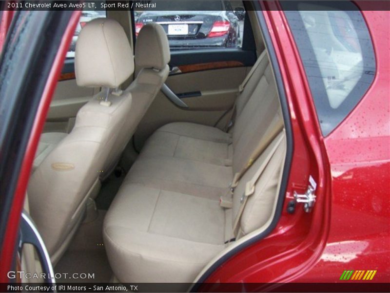 Sport Red / Neutral 2011 Chevrolet Aveo Aveo5 LT