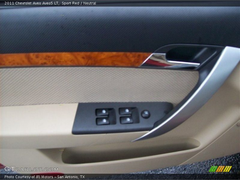 Sport Red / Neutral 2011 Chevrolet Aveo Aveo5 LT