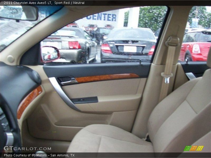 Sport Red / Neutral 2011 Chevrolet Aveo Aveo5 LT