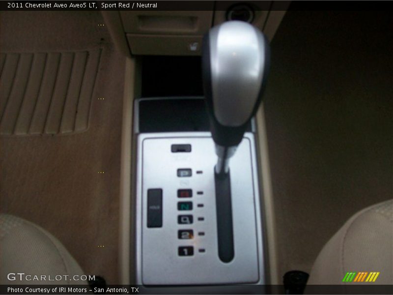 Sport Red / Neutral 2011 Chevrolet Aveo Aveo5 LT