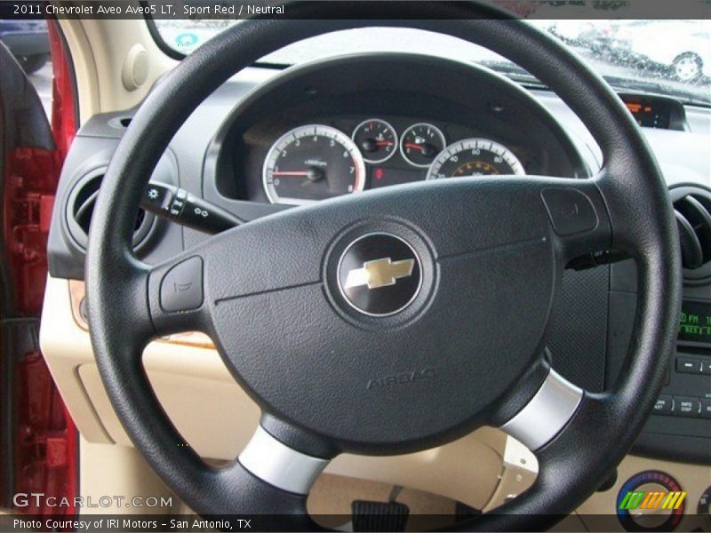 Sport Red / Neutral 2011 Chevrolet Aveo Aveo5 LT