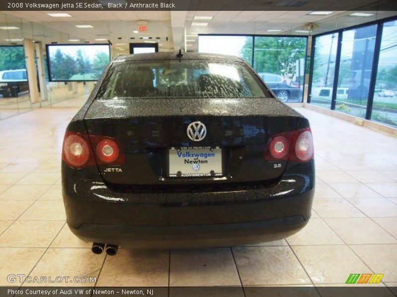Black / Anthracite Black 2008 Volkswagen Jetta SE Sedan