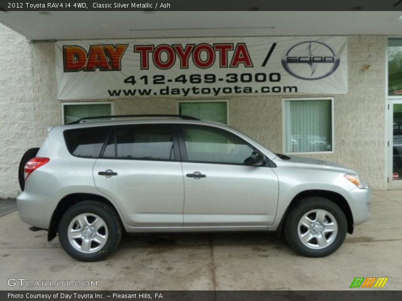 Classic Silver Metallic / Ash 2012 Toyota RAV4 I4 4WD