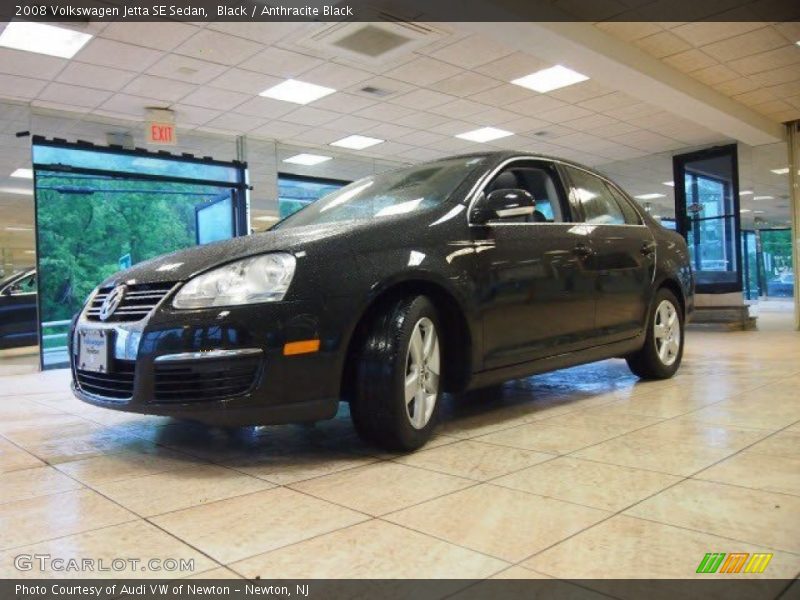 Black / Anthracite Black 2008 Volkswagen Jetta SE Sedan