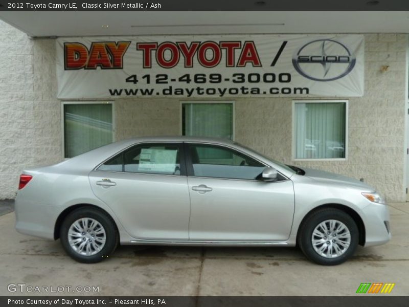 Classic Silver Metallic / Ash 2012 Toyota Camry LE