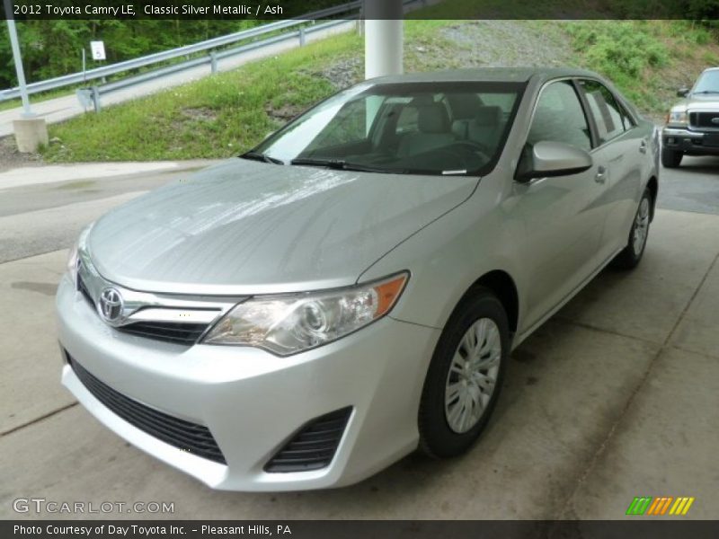 Classic Silver Metallic / Ash 2012 Toyota Camry LE