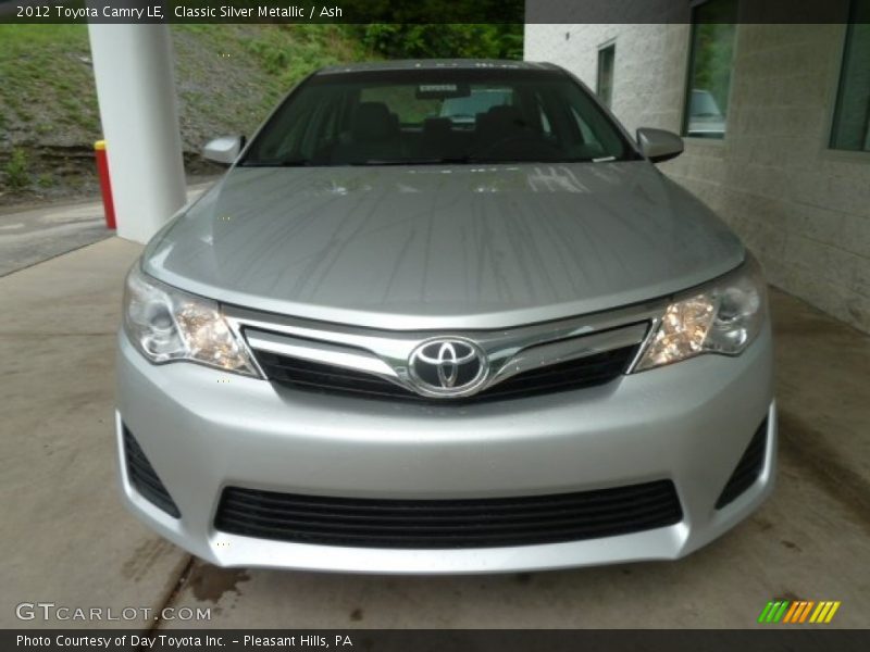 Classic Silver Metallic / Ash 2012 Toyota Camry LE