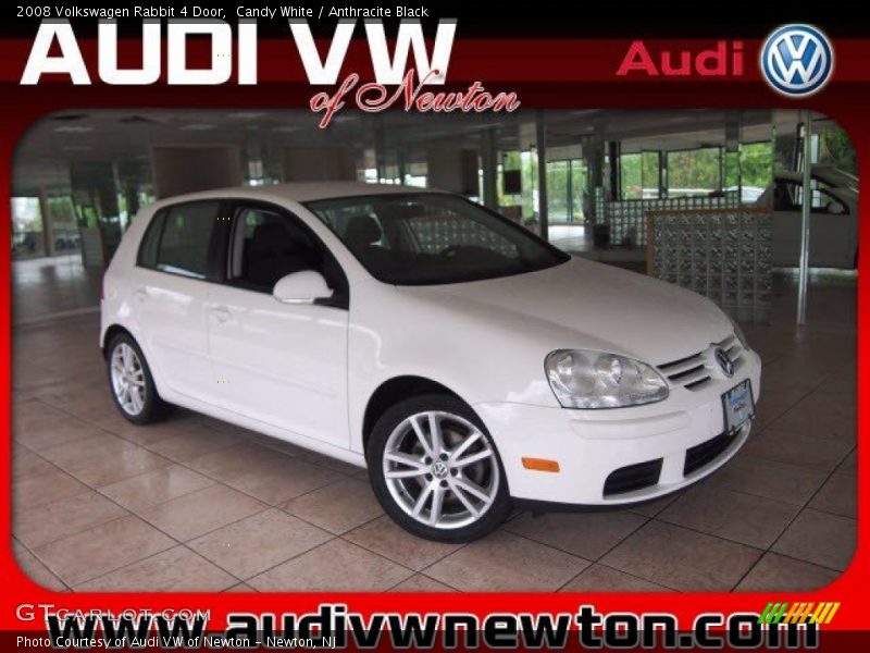 Candy White / Anthracite Black 2008 Volkswagen Rabbit 4 Door