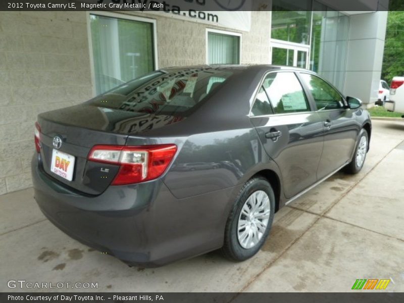 Magnetic Gray Metallic / Ash 2012 Toyota Camry LE