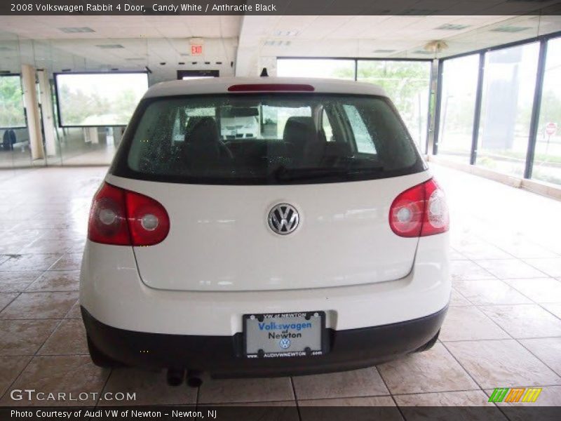 Candy White / Anthracite Black 2008 Volkswagen Rabbit 4 Door